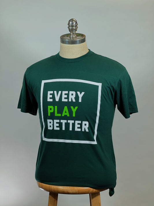 EVERY PLAY BETTER Box Logo "HAWAII" Tee ($5 will be donated to Nakoa/UH football)