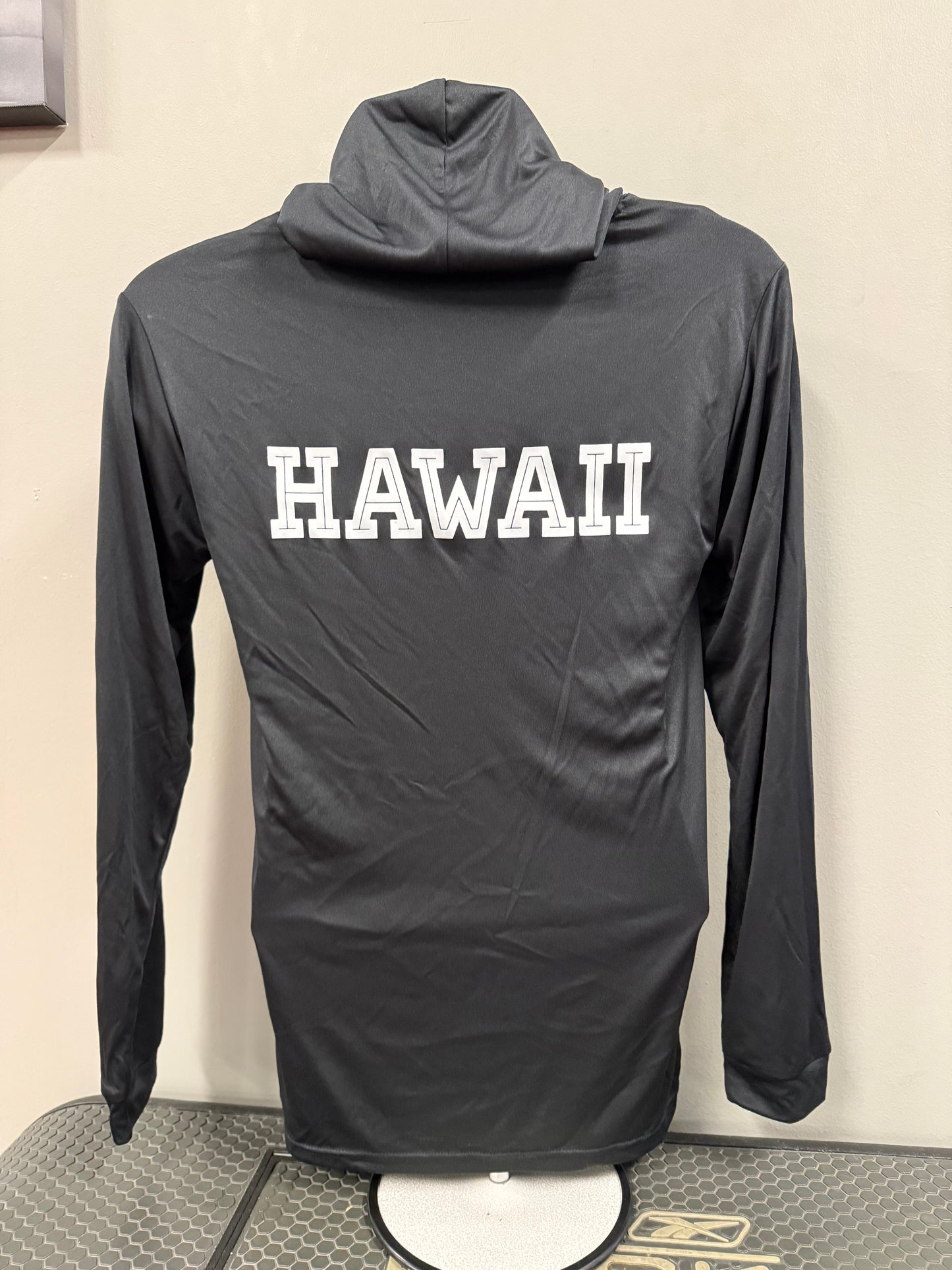 BLACK / WHITE DRI FIT HOODIE (box logo )