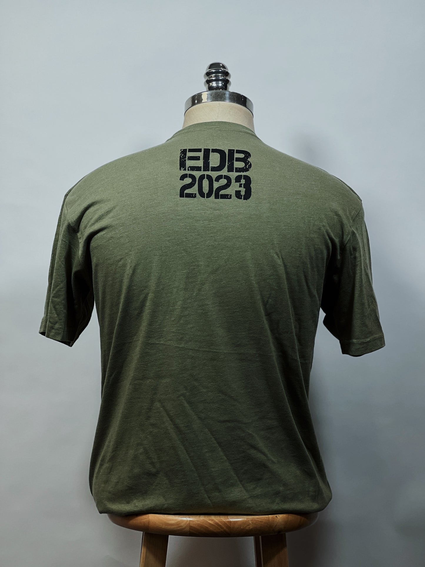 OD GREEN / BLACK BOX LOGO TEE