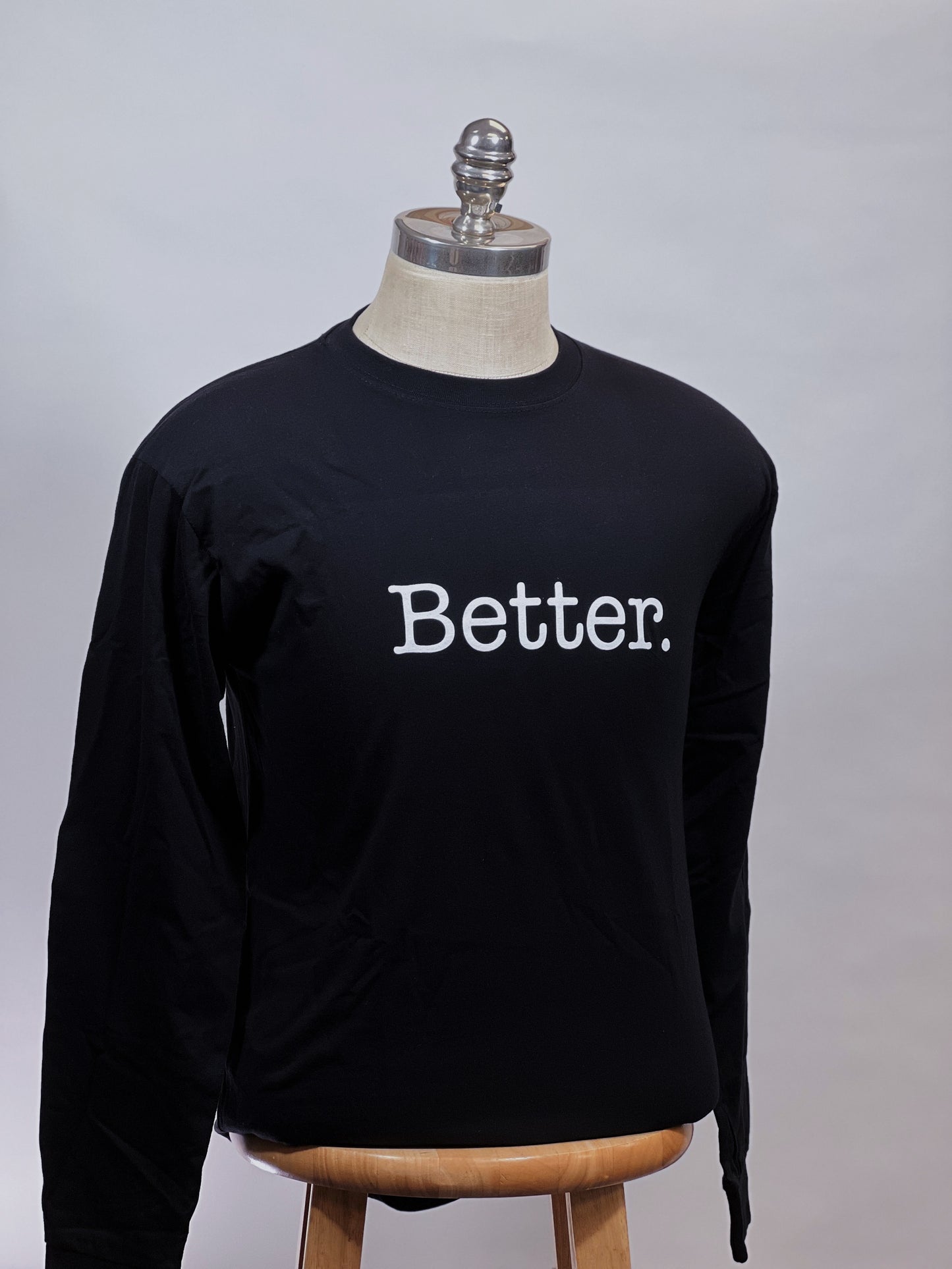 Black “Better” Long Sleeve Tee