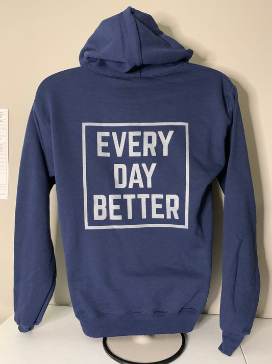 NAVY "better" HOODIE