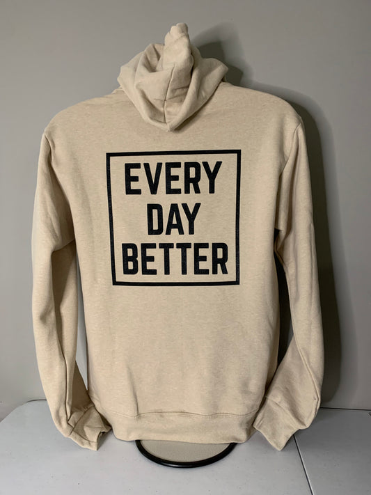 KHAKI "better" HOODIE ( limited )