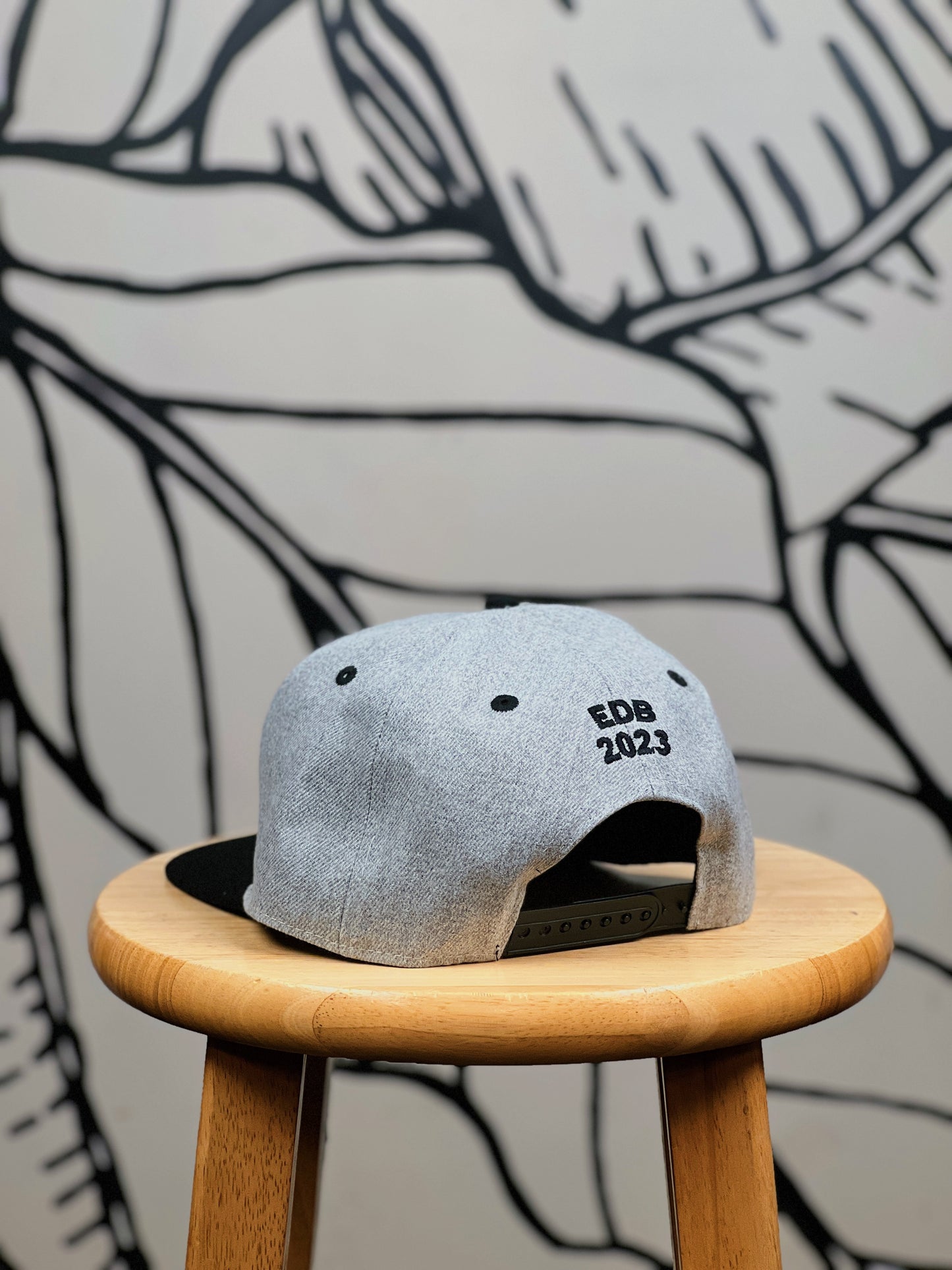 Grey w/ Black Every Day BETTER Logo Snapback Hat
