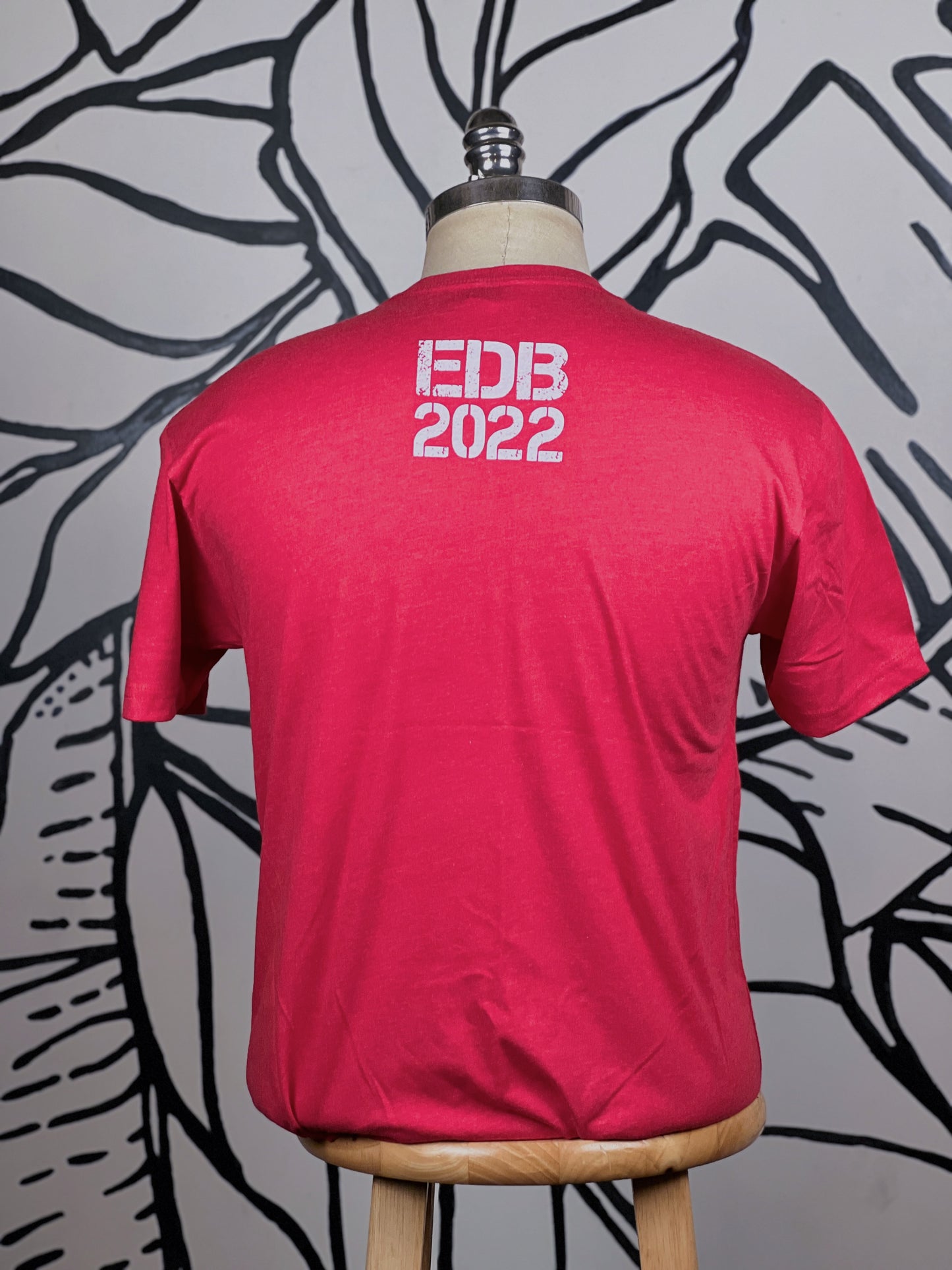 Red w/ White Every Day BETTER Box Logo Tee