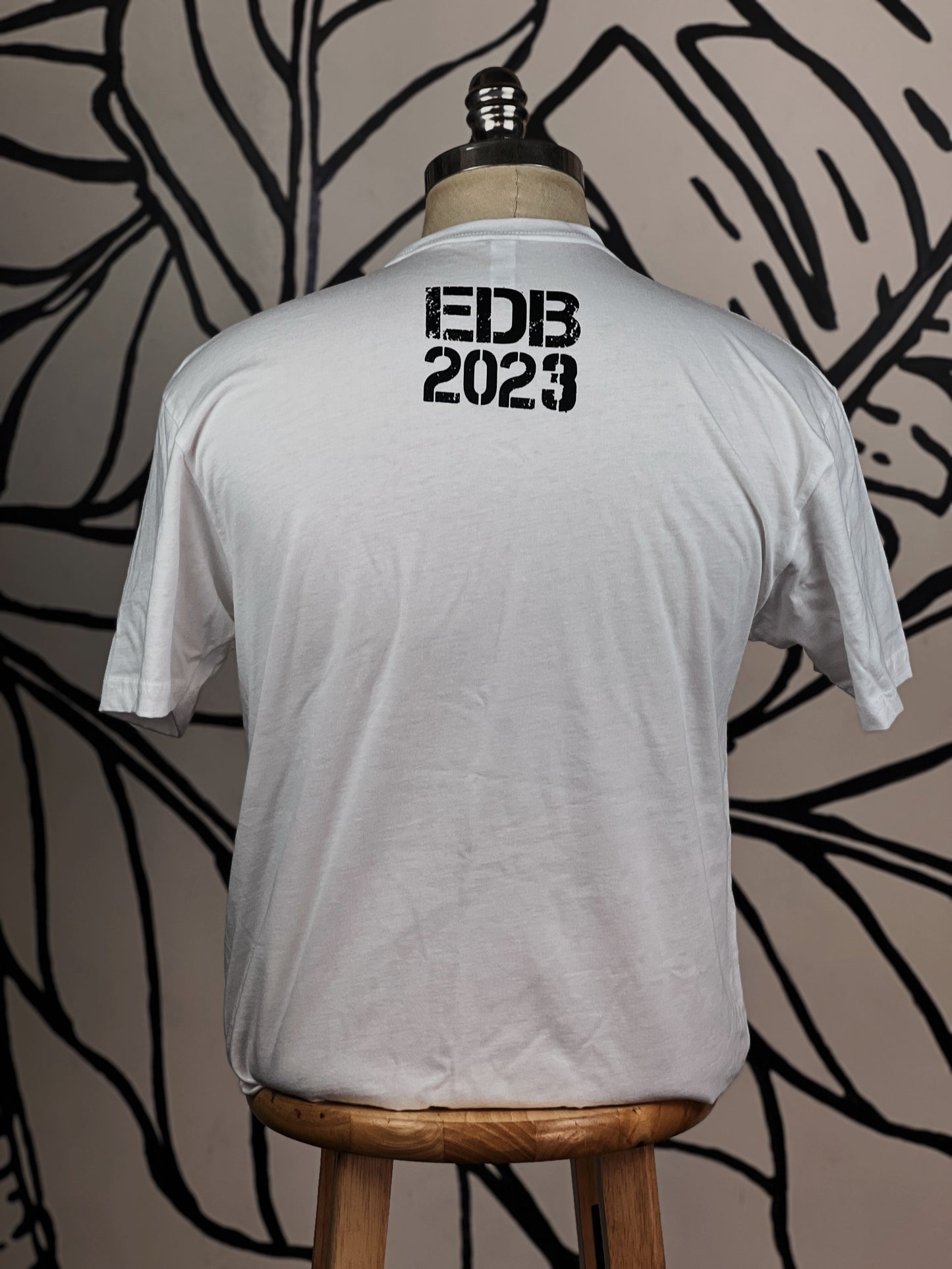 White w/ Black Every Day BETTER Box Logo Tee