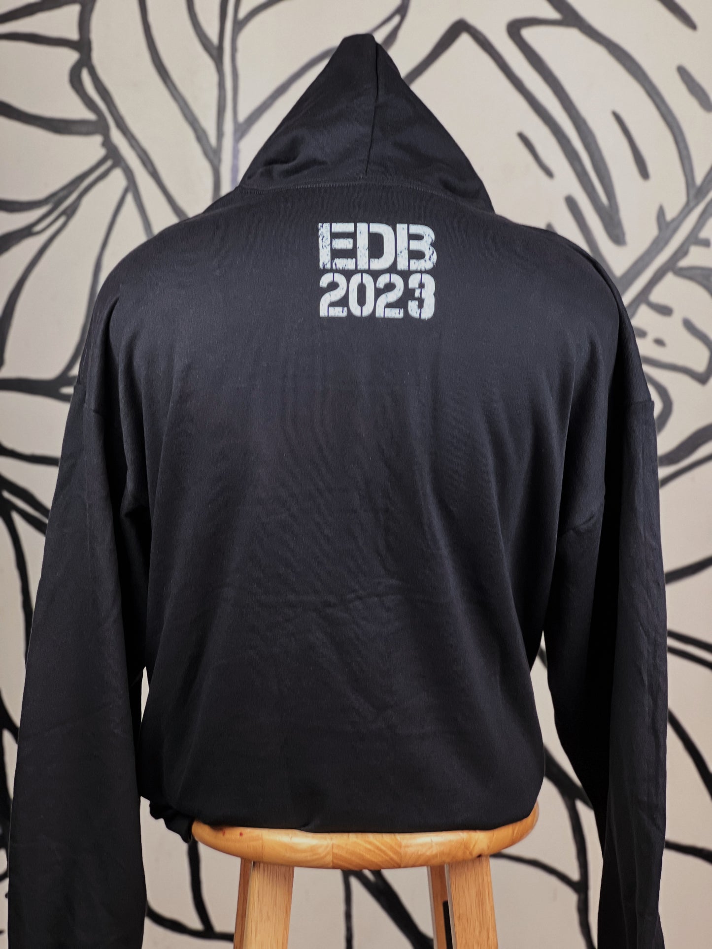 Black w/ White Every Day BETTER Box Logo Hoodie