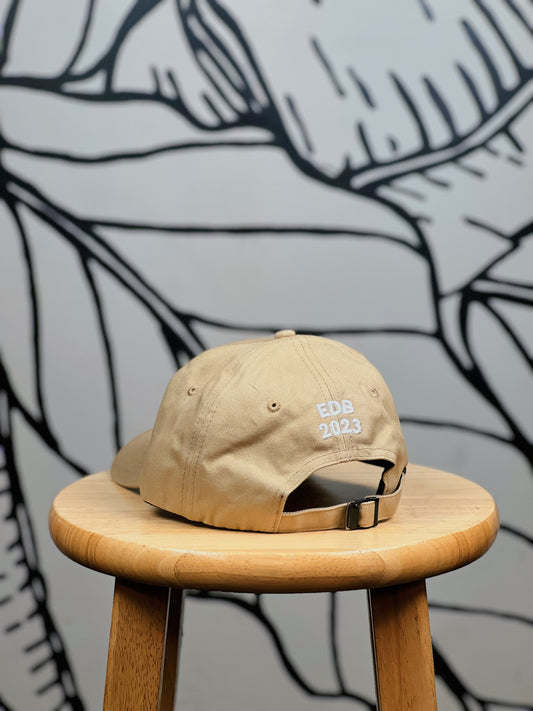 KHAKI / WHITE DAD HAT