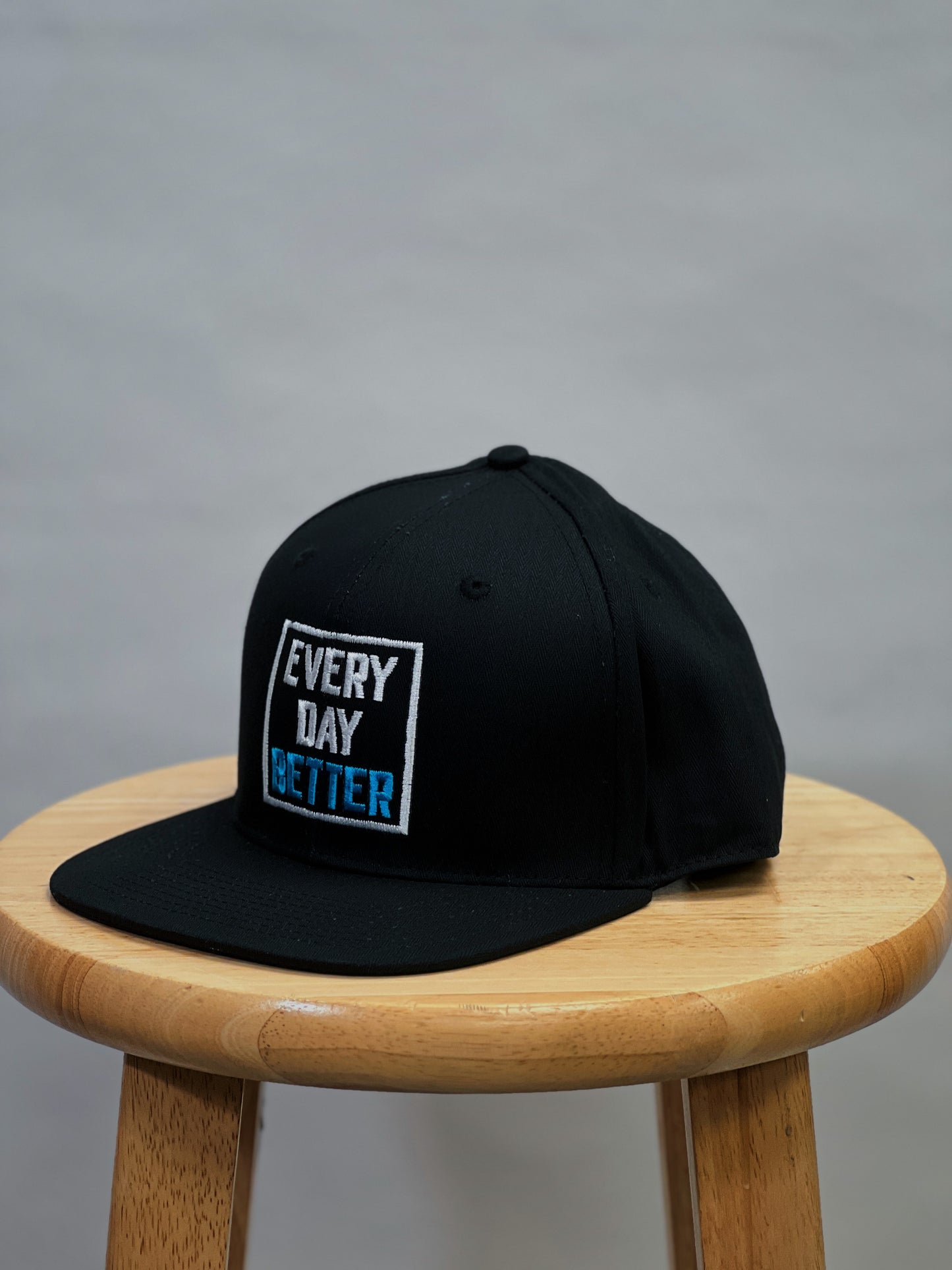 Blue w/ Black Every Day Better Logo Snapback Hat