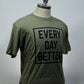 OD GREEN / BLACK BOX LOGO TEE