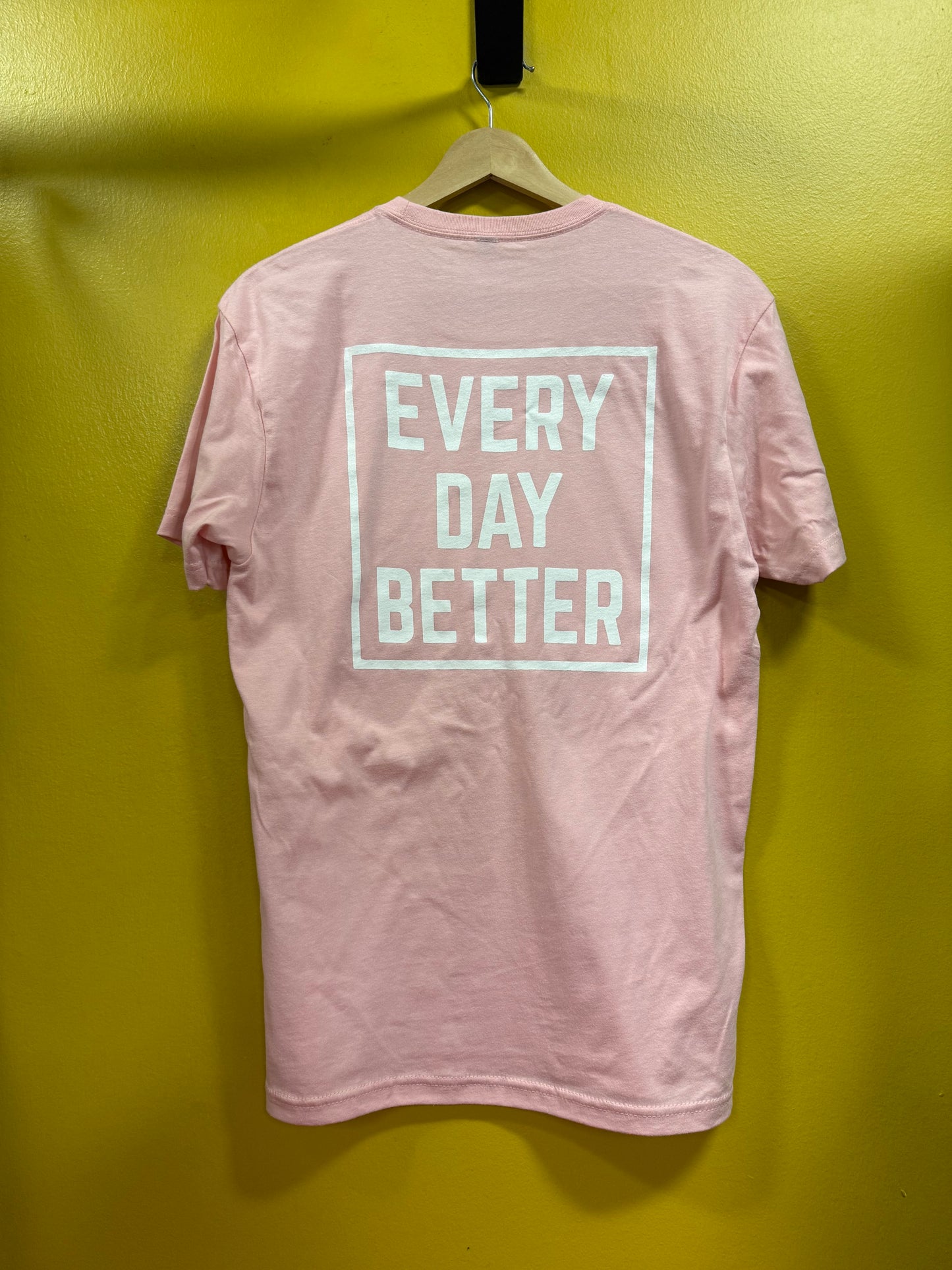 LIGHT PINK "better " TEE