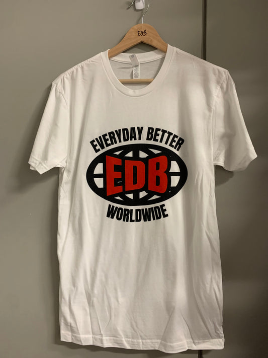 WHITE EDB WORLDWIDE TEE