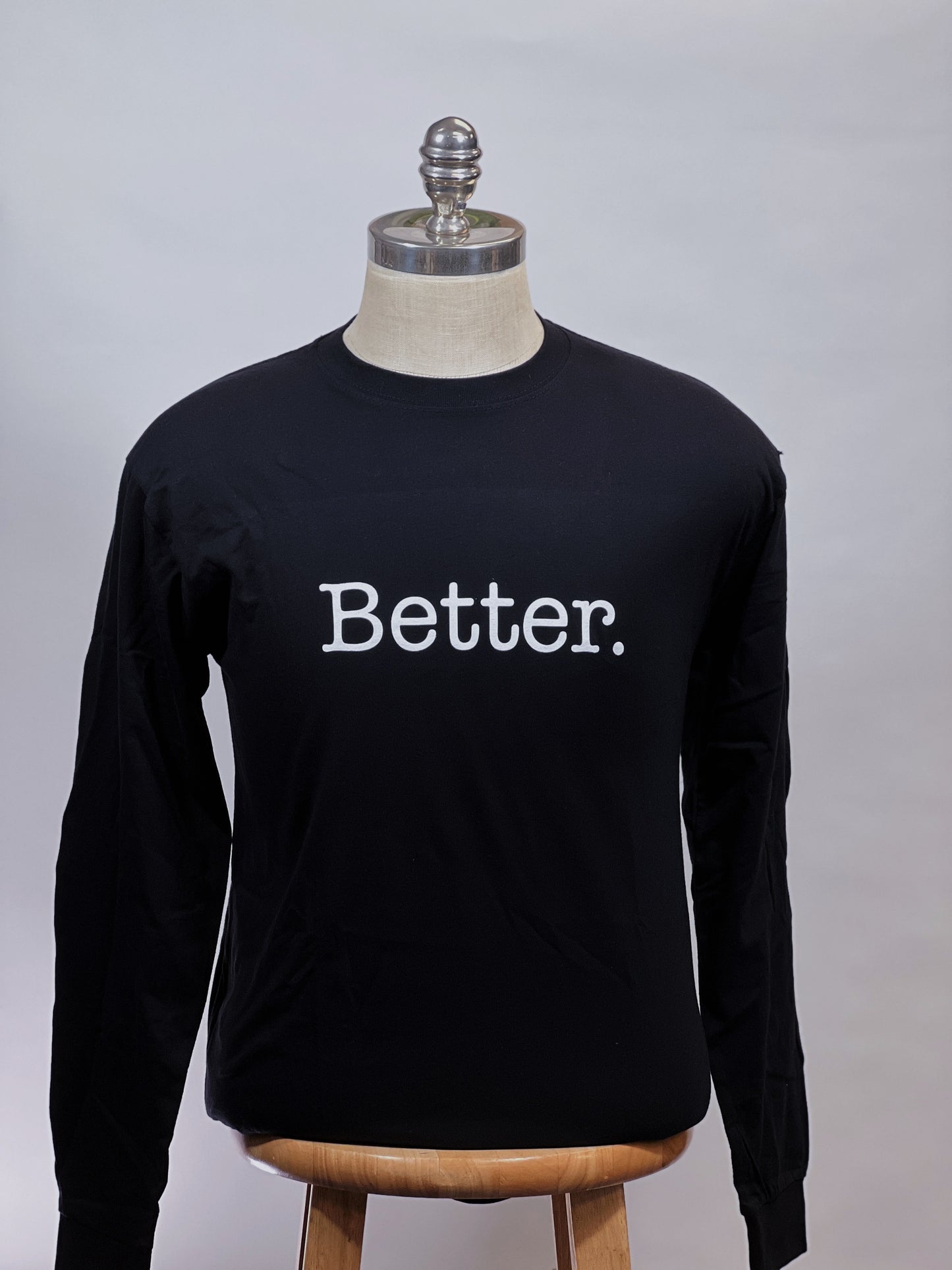 Black “Better” Long Sleeve Tee