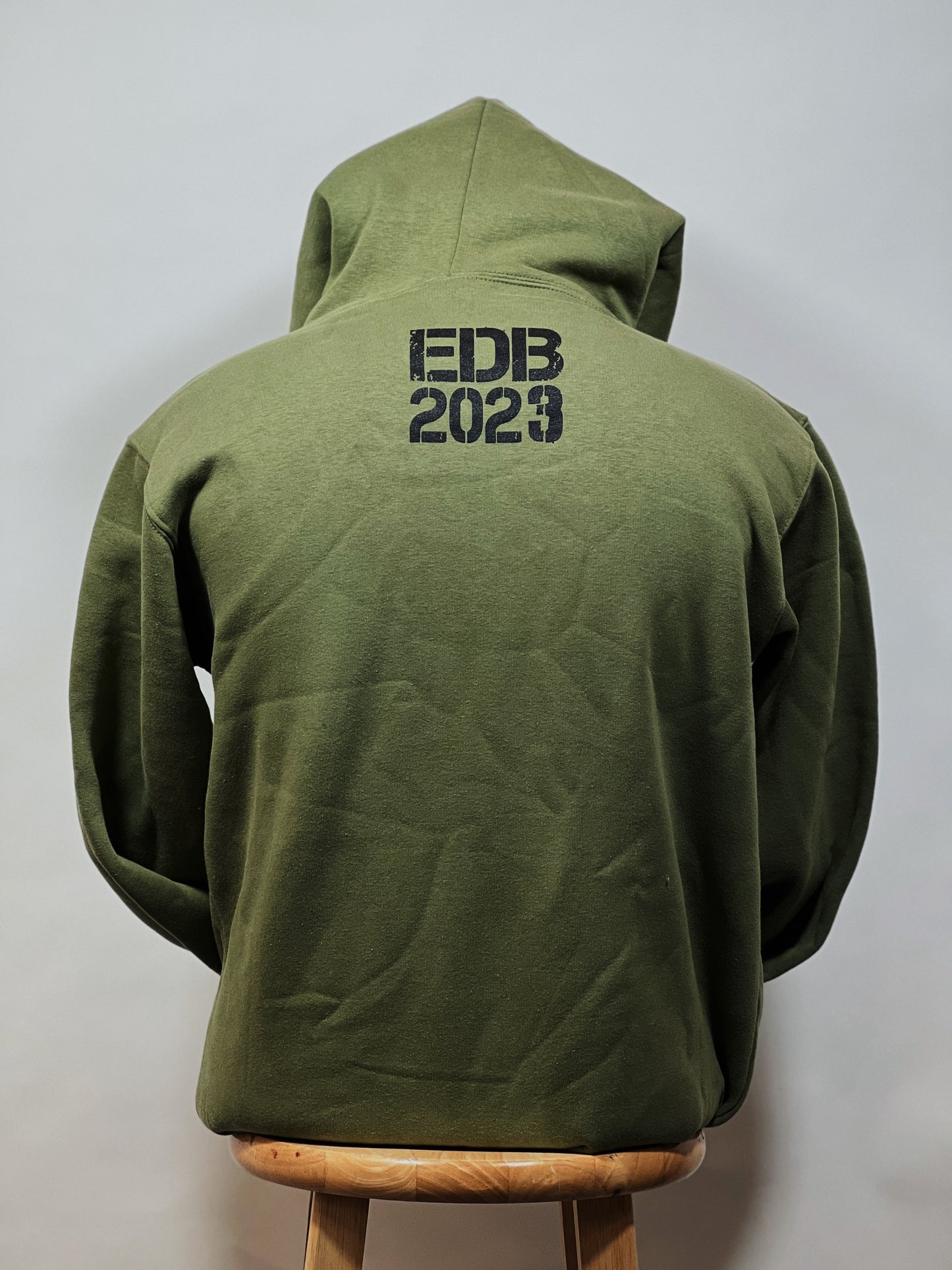 Olive w/ Black Every Day BETTER Box Logo Hoodie