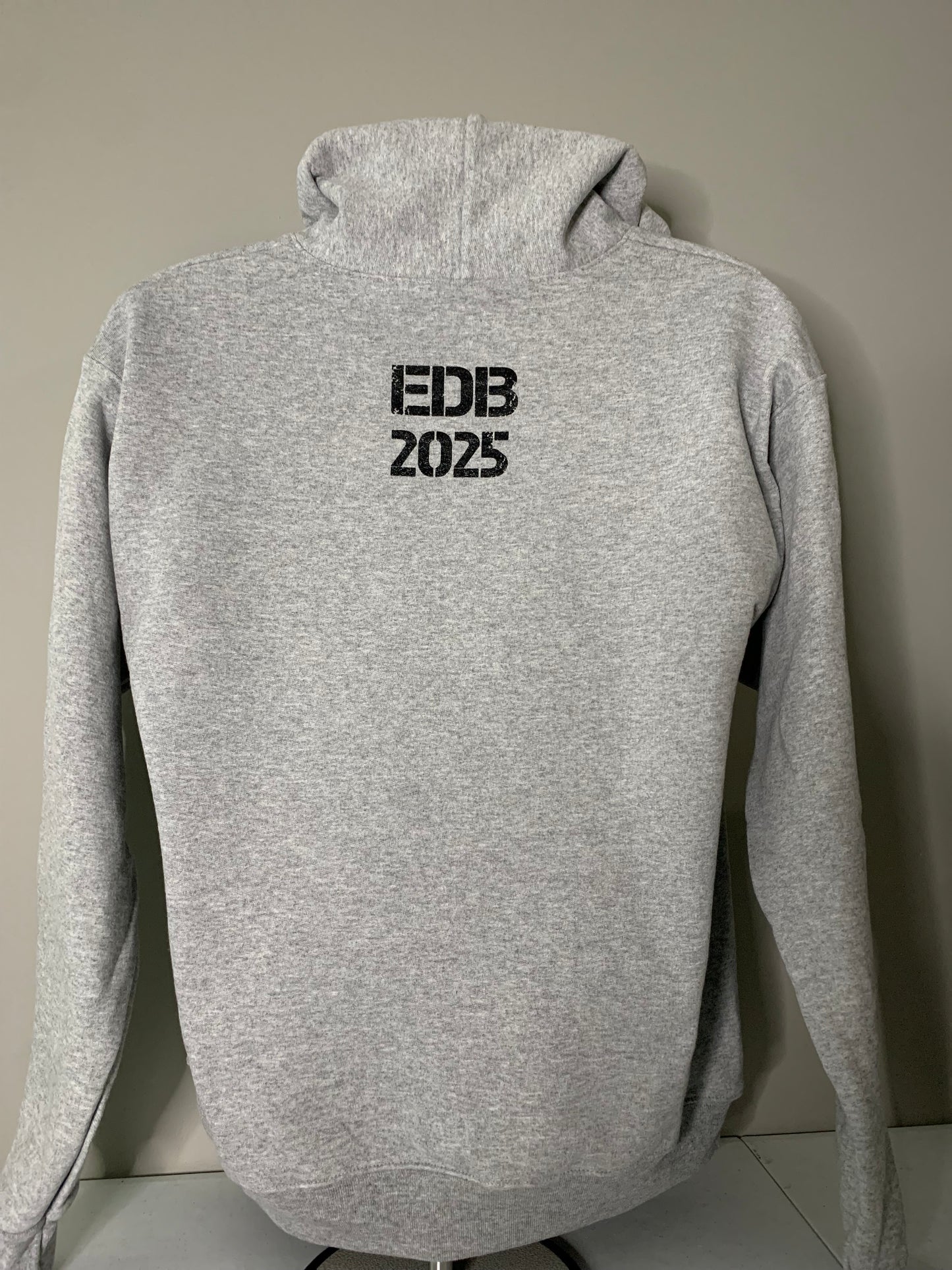 GREY / BLACK Box LOGO Hoodie