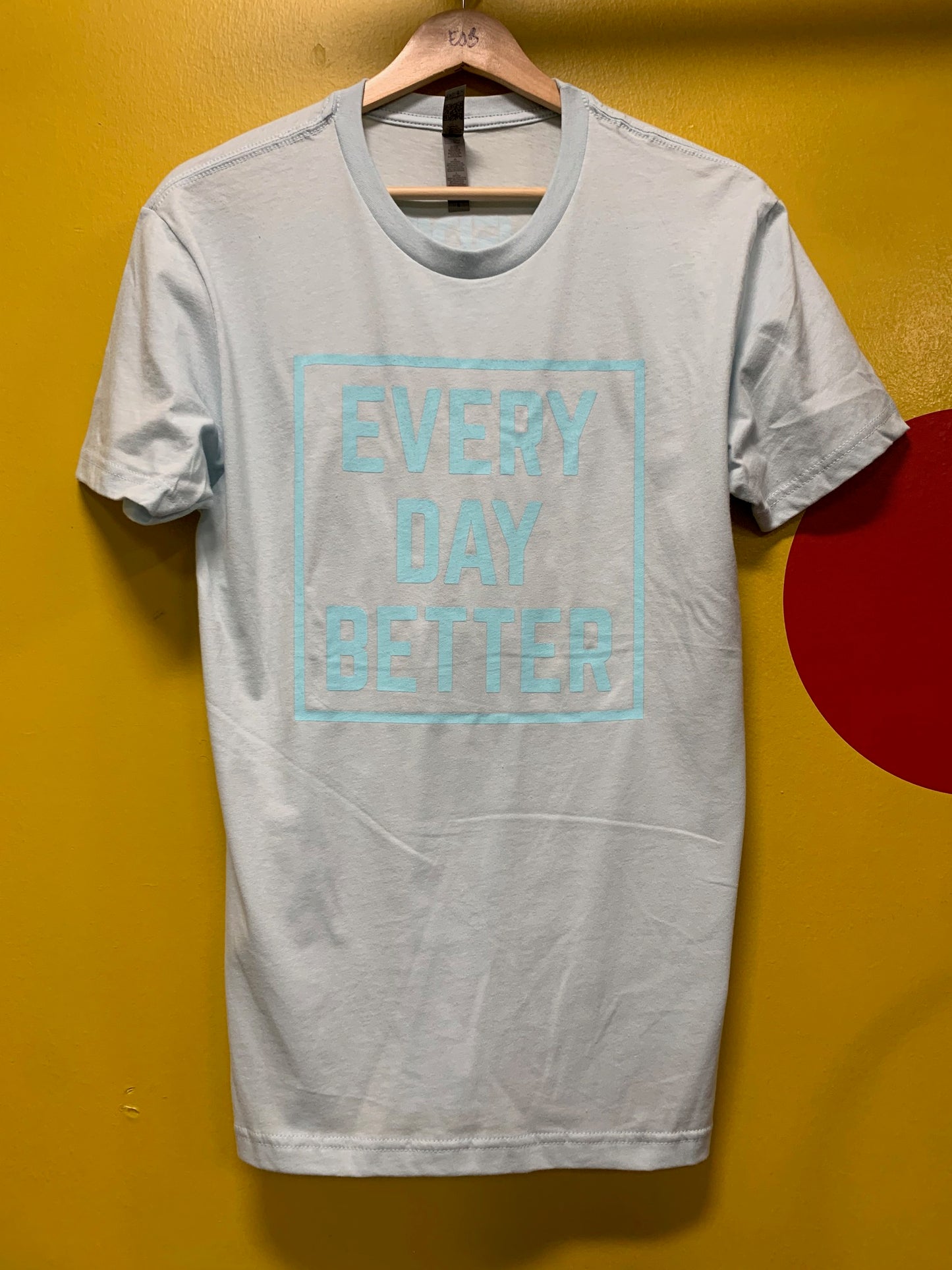LIGHT BLUE BOX LOGO TEE