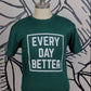 GREEN BOX LOGO TEE w/ HAWAII on back (FUNDRAISER)