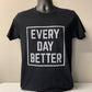 BLACK / GREY BOX LOGO TEE