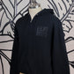 Zip-Up Black w/ Black Box Logo  Hoodie