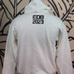 White w/ Black Box Logo  Hoodie