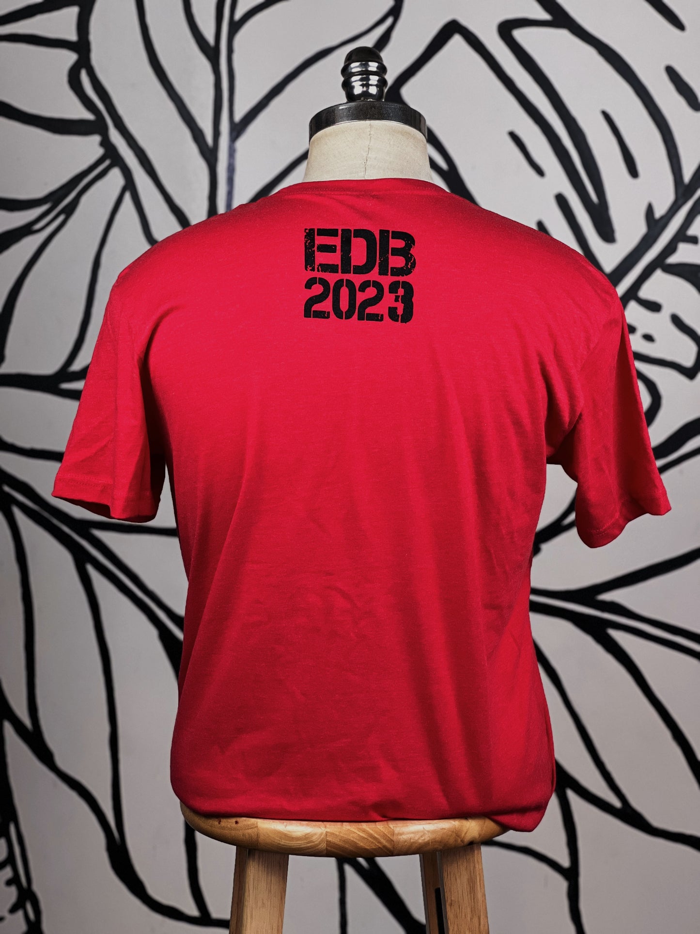Red w/ Black Every Day BETTER Box Logo Tee