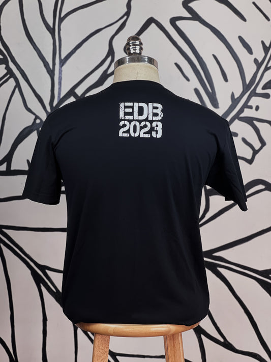 Black Every Day Better Script Tee