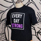 Every Day STRONG "beat cancer" TEE