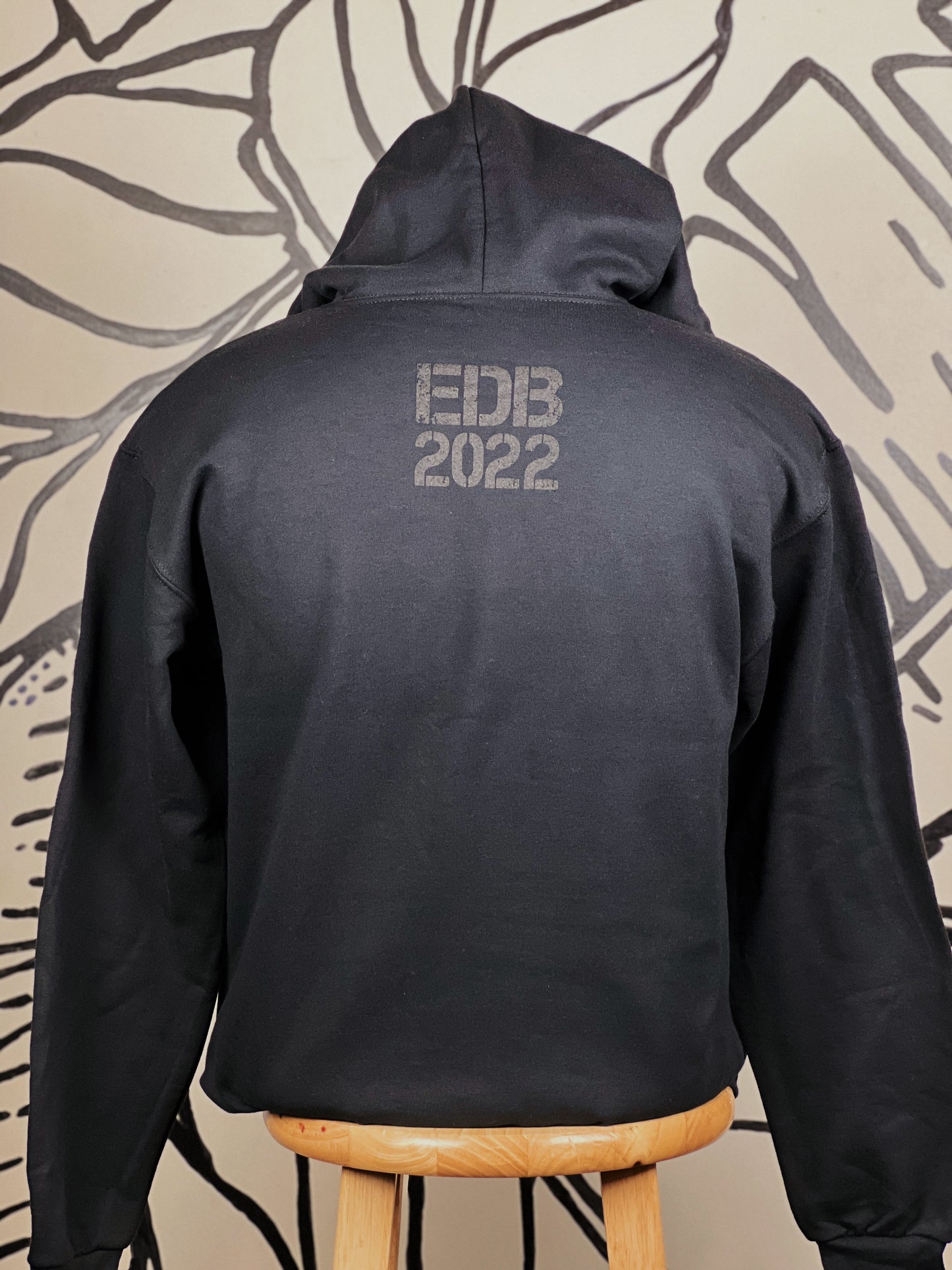 BLK on BLK Every Day Better Box Logo Hoodie